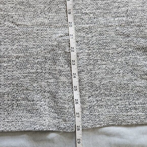 Torrid Skirt Womens 5X Gray Marled Studio Midi Double Knit Pencil Slit Pull On - Picture 6 of 11